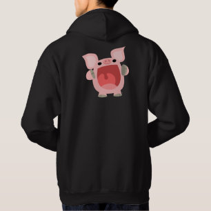 "D'ACCORD ! ! !" Sweat - shirt à capuche de cochon