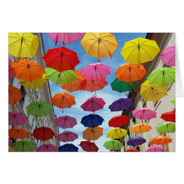 Dach aus Regenschirmen (Vorderseite (Horizontal))