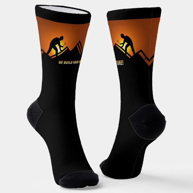 Dach-Crew-Socken Socken (Gewinkelt)