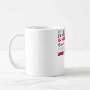 Dach ist kein Beruf Überlebenskünstler Männer Roof Kaffeetasse