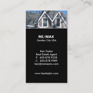 Dach Real Anwesen Business Card Sky Visitenkarte