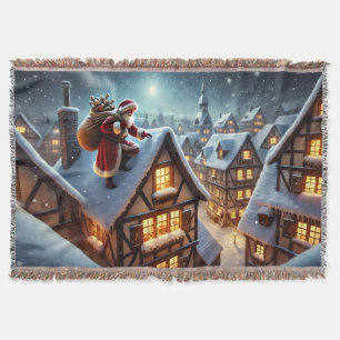 Dach Santa Throw Blanket Decke