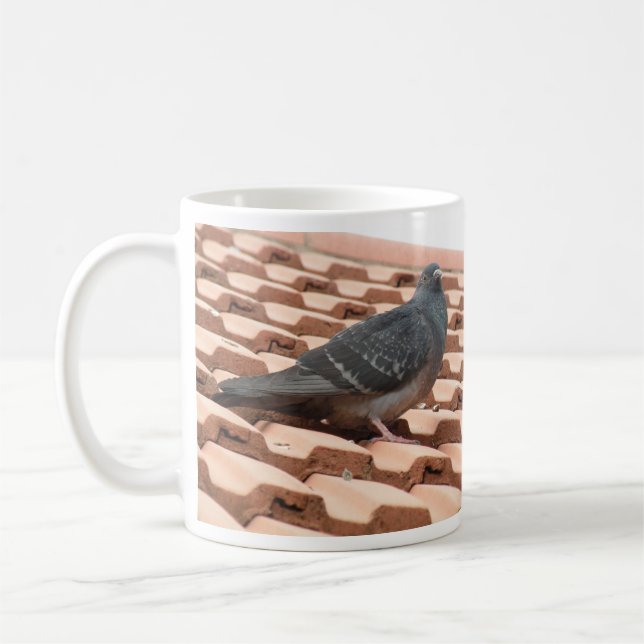 Dach-Taube-Tasse Kaffeetasse (Links)