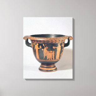 Dachboden Rotzahl Glocke krater, c.450-440 BC Leinwanddruck