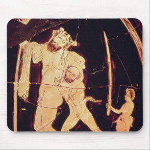 Dachboden Rotzahl Vase Mousepad