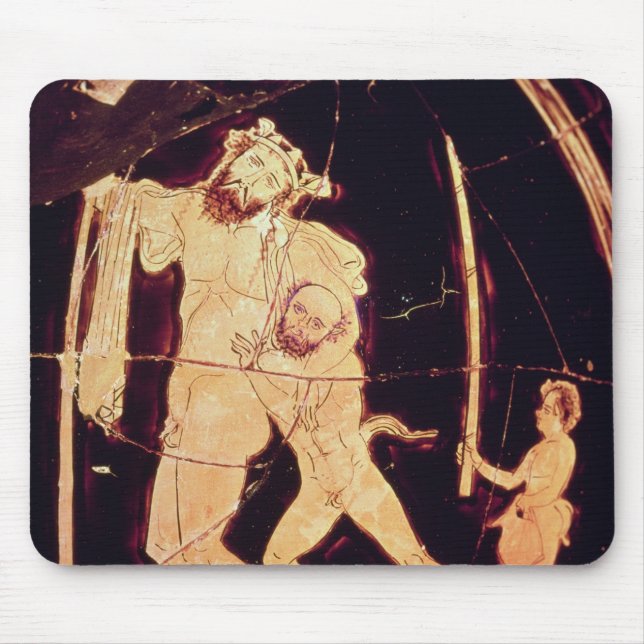 Dachboden Rotzahl Vase Mousepad (Vorne)