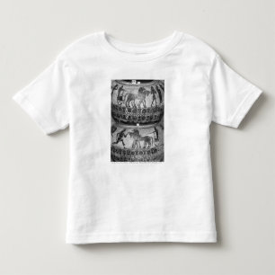 Dachboden Schwarzzahl dinos Kleinkind T-shirt
