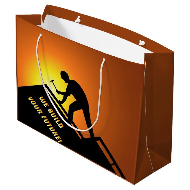 Dachdeckung Große Geschenktüte (Rückseite Schrägansicht)