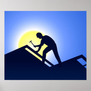 Dachdeckung Poster