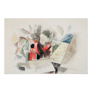 Dächer und Fantasie von Charles Demuth Poster