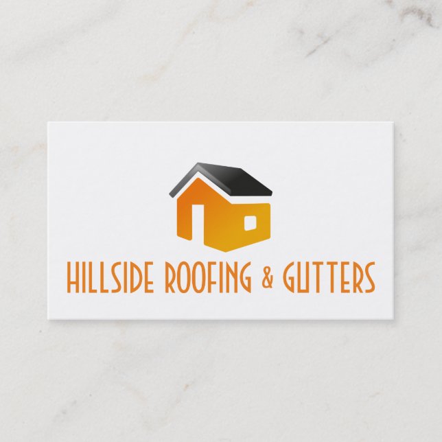 Dachfenster Windows Construction Business Card Visitenkarte (Vorderseite)