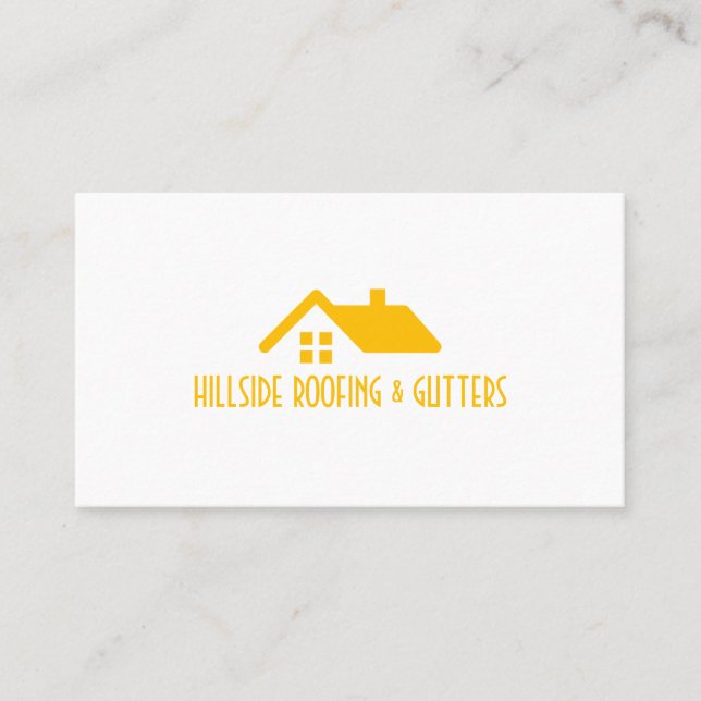 Dachfenster Windows Construction Business Card Visitenkarte (Vorderseite)