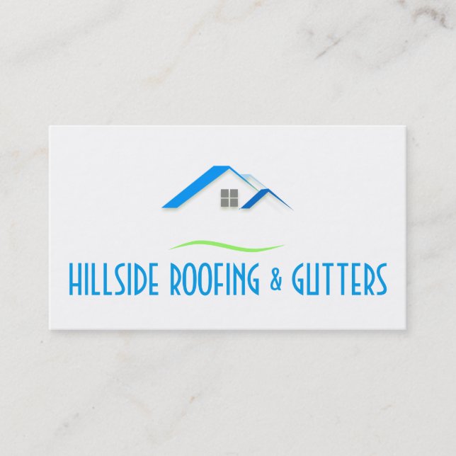 Dachfenster Windows Construction Business Card Visitenkarte (Vorderseite)