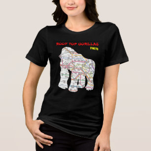 Dachgräber und Tokio-Schienen Tri-Blend Shirt