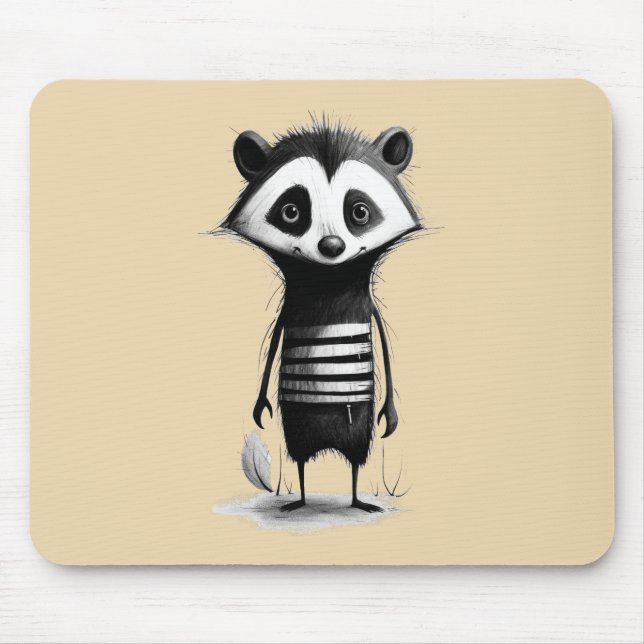 Dachs badger mousepad (Vorne)