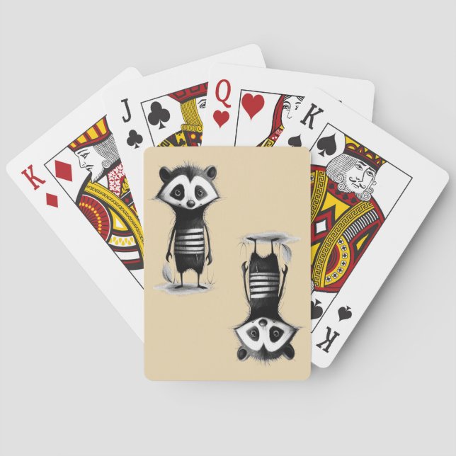 Dachs badger spielkarten (Rückseite)