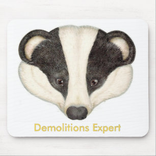 Dachs-Demolierungen sachverständig Mousepad