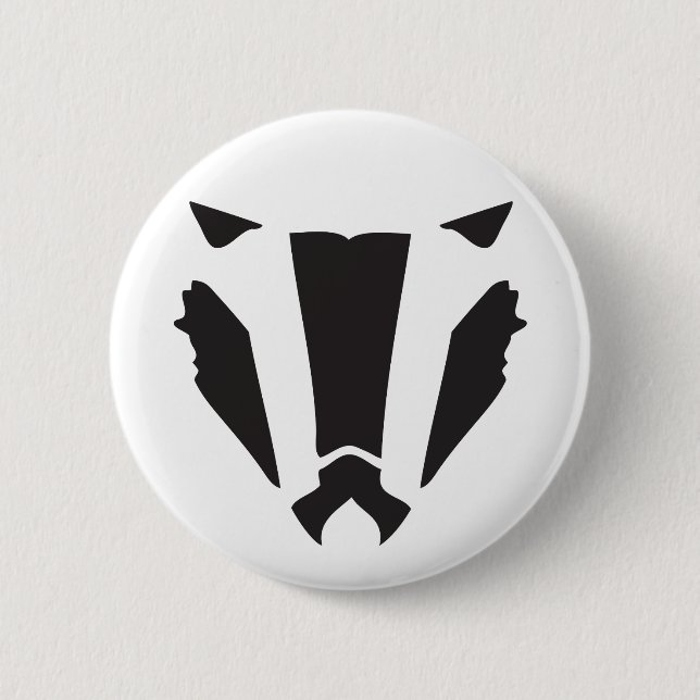 Dachs-Knopf Button (Vorderseite)
