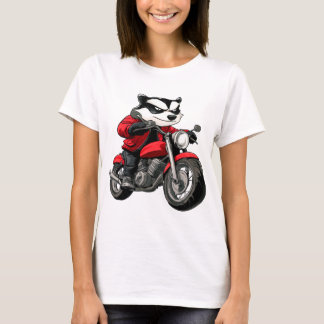 Dachs Motorradfahrer / Motorradmarder T-Shirt