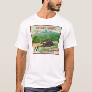 Dachs orange LabelExeter, CA T-Shirt