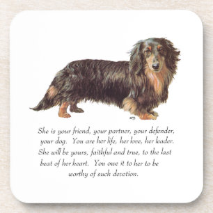 Dachshund-Andenken - Weiblich Untersetzer
