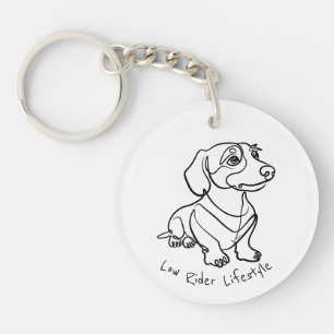 Dachshund Art Linéaire - Style de vie Low Rider