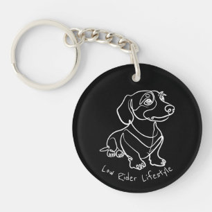 Dachshund Art Linéaire - Style de vie Low Rider