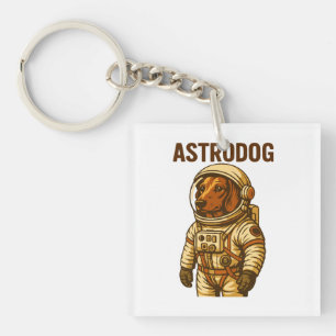 Dachshund Astronaut Wiener Dog Astrodog Schlüsselanhänger