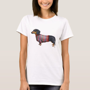 Dachshund Avec Sweat Laineux