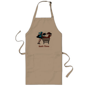 Dachshund Bath TimeAprons Lange Schürze