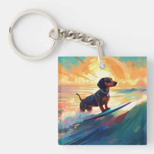 Dachshund Beach Surf Peinture