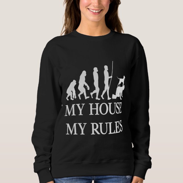 Dachshund Beagle Hundebesitzer Evolution Sweatshirt (Vorderseite)