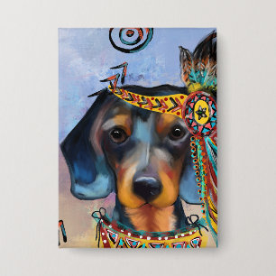 DACHSHUND   BUTTON