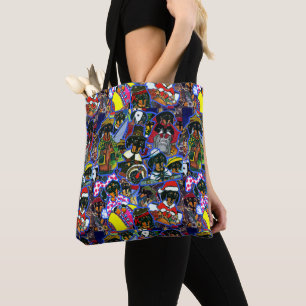 Dachshund-Cartoons Tasche