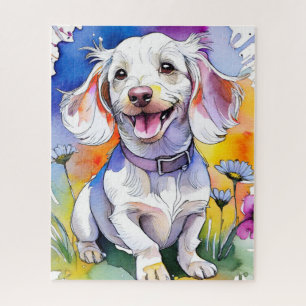 Dachshund Chien Chien Chien Chien Jigsaw Puzzle Pu