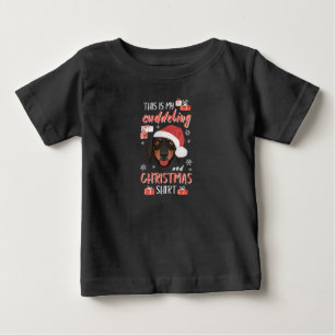 Dachshund Christmas Baby T-shirt
