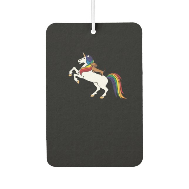Dachshund Classic T-Shirt Autolufterfrischer (Vorderseite)