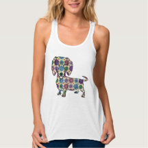 Dachshund - Colored Tank Top