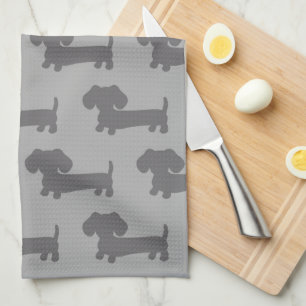Dachshund Cuisine Plat Cuisine Serviette Doxie Gre