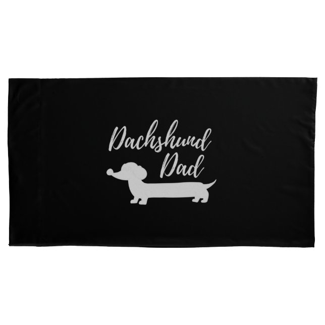 Dachshund Dad Cute Dog Kissenbezug (Vorderseite)