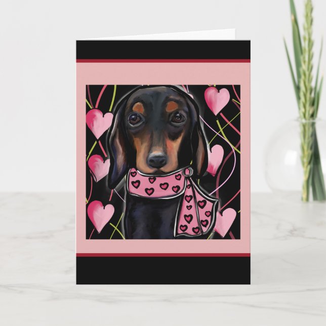 Dachshund    dankeskarte (Vorderseite)