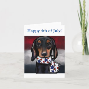 DACHSHUND DANKESKARTE