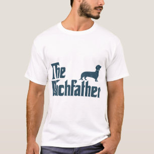 Dachshund Der Dogfather Geschenke Lustiger Vaterta T-Shirt
