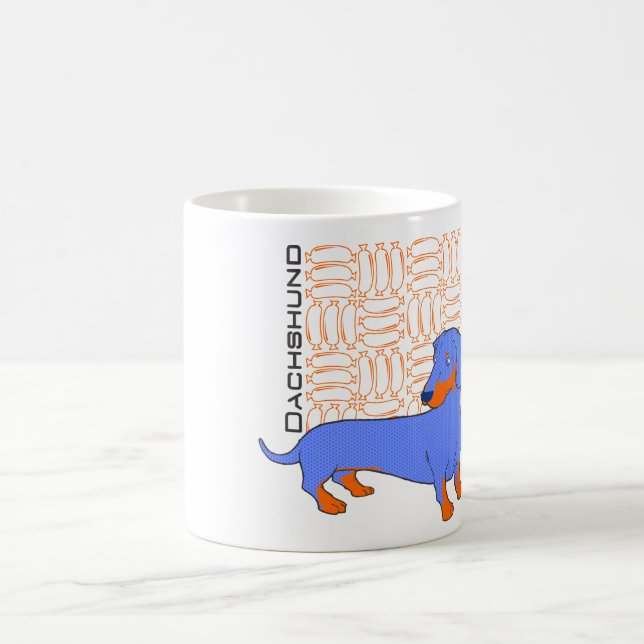 Dachshund die Wurst Kaffeetasse (Mittel)