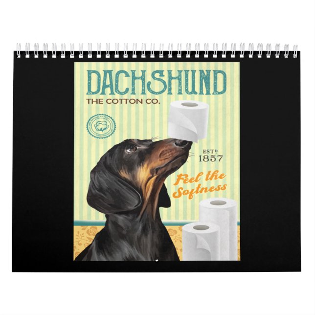 Dachshund Dog Kalender (Titelbild)