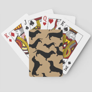 Dachshund Dog Lover, Dog Mom, Dog Dad, Kids, Dogs Spielkarten