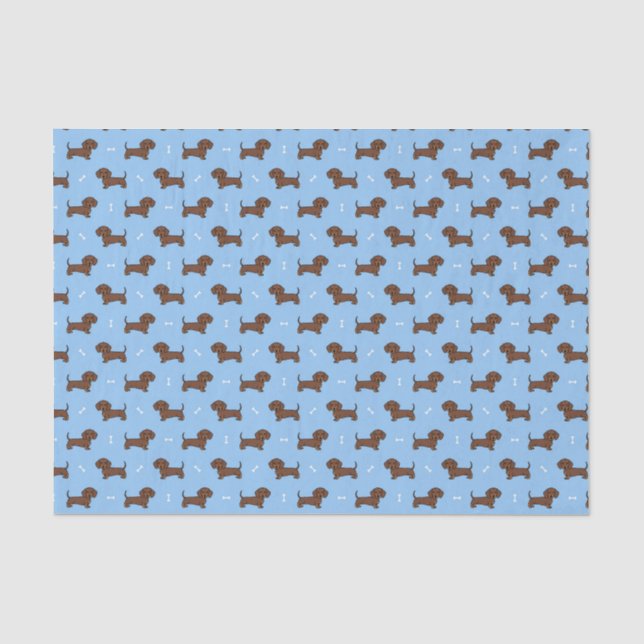 Dachshund Dog Seidenpapier (Vorderseite)