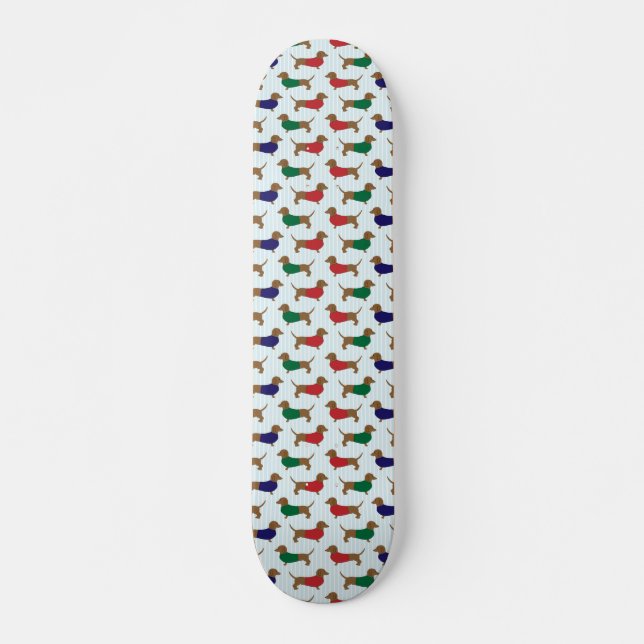 Dachshund Dog Skateboard Deck (Vorne)