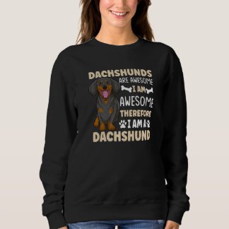 Dachshund Dog Wiener Dog  Outfit Sweatshirt