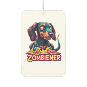 Dachshund Doxie Wiener Wurst Zombie Hund Halloween Autolufterfrischer